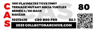 1991 Playmates Teenage Mutant Ninja Turtles Carded Action Figure - Rahzar ITEM # N107