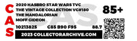 2020 Hasbro Star Wars Vintage Collection Carded Figure - VC180 Moff Gideon Item # SW120