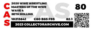 2020 Mattel Masters of the WWE Carded Action Figure - Seth Rollins Item # WWE101
