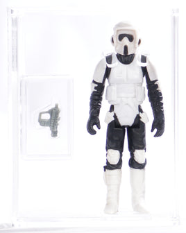 1983 Kenner Star Wars Loose Action Figure - Biker Scout - Long Mask Item # 1A336