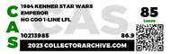 1984 Kenner Star Wars Loose Action Figure - The Emperor Item # 1A341