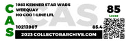 1983 Kenner Star Wars Loose Action Figure - Weequay Item # 1A328