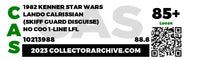 1982 Kenner Star Wars Loose Action Figure - Lando Calrissian (Skiff Guard Disguise) Item # 1A333