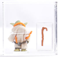 1980 Kenner Star Wars Loose Action Figure - Yoda - Orange Snake Item #1A317