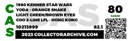 1980 Kenner Star Wars Loose Action Figure - Yoda - Orange Snake Item #1A317