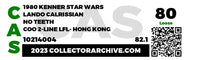 1980 Kenner Star Wars Loose Action Figure - Lando Calrissian - No Teeth Item #  1A334