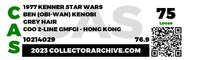 1977 Kenner Star Wars Loose Action Figure - Ben (Obi-Wan) Kenobi - Grey Hair Item # 1A323