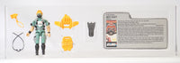 1986 Hasbro G.I. Joe Loose Action Figure & Filecard - Wet-Suit ID GIJ563