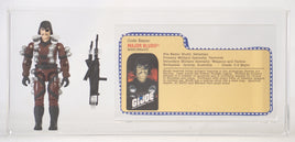 2000 Hasbro G.I. Joe Loose Action Figure & Filecard - Major Bludd ID GIJ523