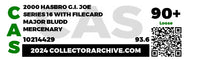 2000 Hasbro G.I. Joe Loose Action Figure & Filecard - Major Bludd ID GIJ523