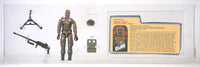 2001 Hasbro G.I. Joe Loose Action Figure & Filecard - Double Blast ID GIJ530