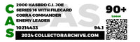 2000 Hasbro G.I. Joe Loose Action Figure & Filecard - Cobra Commander ID GIJ527