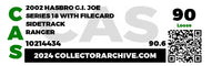 2002 Hasbro G.I. Joe Loose Action Figure & Filecard - Sidetrack ID GIJ508