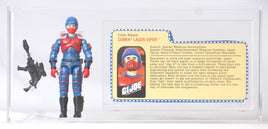 2001 Hasbro G.I. Joe Loose Action Figure & Filecard - Cobra Laser Viper ID GIJ513