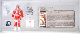 1986 Hasbro G.I. Joe Loose Action Figure & Filecard - Lifeline ID GIJ554