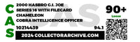 2000 Hasbro G.I. Joe Loose Action Figure & Filecard - Chameleon ID GIJ525