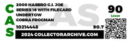 2000 Hasbro G.I. Joe Loose Action Figure & Filecard - Duke ID GIJ529
