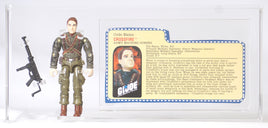 2001 Hasbro G.I. Joe Loose Action Figure & Filecard - Crossfire ID GIJ519