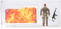2001 Hasbro G.I. Joe Loose Action Figure & Filecard - Crossfire ID GIJ519