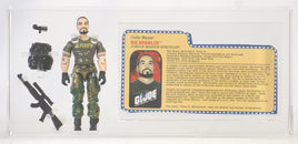 2001 Hasbro G.I. Joe Loose Action Figure & Filecard - Big Brawler ID GIJ516