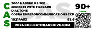 2000 Hasbro G.I. Joe Loose Action Figure & Filecard - Dial Tone ID GIJ502
