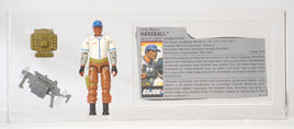 1988 Hasbro G.I. Joe Loose Action Figure & Filecard - Hardball ID GIJ534
