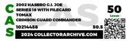 2002 Hasbro G.I. Joe Loose Action Figure & Filecard - Tomax ID GIJ505