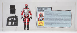 1991 Hasbro G.I. Joe Loose Action Figure & Filecard - Crimson Guard Immortal ID GIJ532