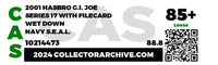2001 Hasbro G.I. Joe Loose Action Figure & Filecard - Wet Down ID GIJ512