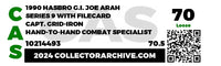 1990 Hasbro G.I. Joe Loose Action Figure & Filecard - Capt. Grid-Iron ID GIJ542