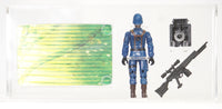 2004 Hasbro G.I. Joe Loose Action Figure & Filecard - Cobra Squad Leader (v2) ID GIJ553