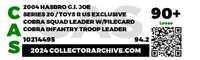 2004 Hasbro G.I. Joe Loose Action Figure & Filecard - Cobra Squad Leader (v2) ID GIJ553
