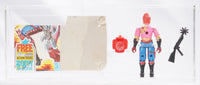 1986 Hasbro G.I. Joe Loose Action Figure & Filecard - Zarana ID GIJ572