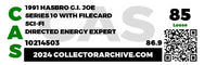 1991 Hasbro G.I. Joe Loose Action Figure & Filecard - SCI-FI ID GIJ545