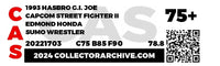 1993 Hasbro G.I. Joe Carded Action Figure - Capcom Street Fighter II Edmond Honda ID GIJSF112