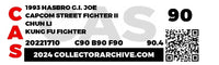 1993 Hasbro G.I. Joe Carded Action Figure - Capcom Street Fighter II Chun Li ID GIJSF102