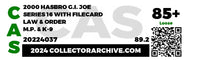 2000 Hasbro G.I. Joe Loose Action Figure & Filecard - Law & Order ID GIJ531